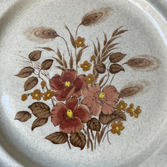 4 Endura Collection Stoneware Dinner Plates Festive SY-6669 Japan - Picture 4 of 10